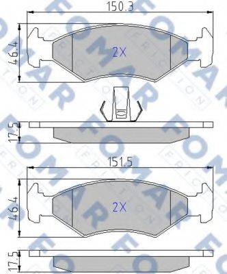 FOMAR FRICTION FO 633681