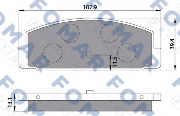 FOMAR FRICTION FO 680181