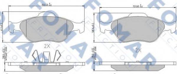 FOMAR FRICTION FO 685181