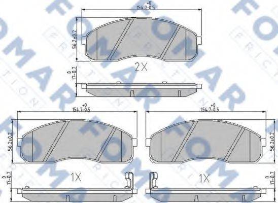 FOMAR FRICTION FO 685981