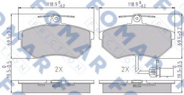 FOMAR FRICTION FO 689281