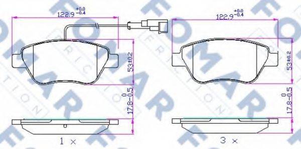 FOMAR FRICTION FO 693781