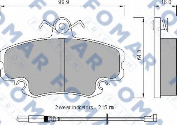 FOMAR FRICTION FO 724281