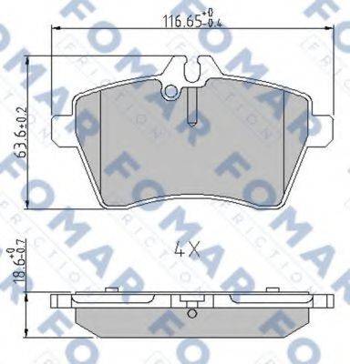 FOMAR FRICTION FO 929681