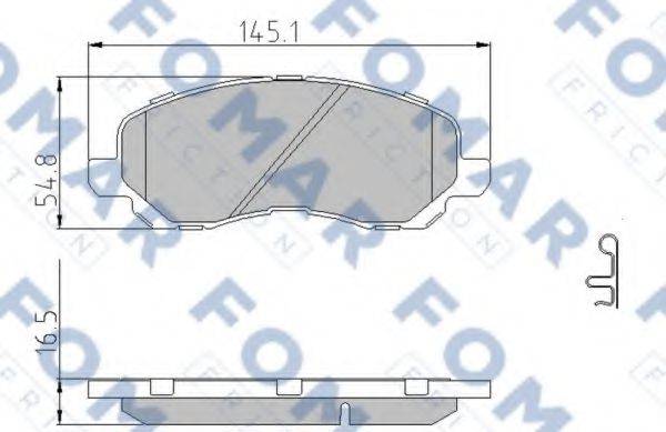 FOMAR FRICTION FO 935881