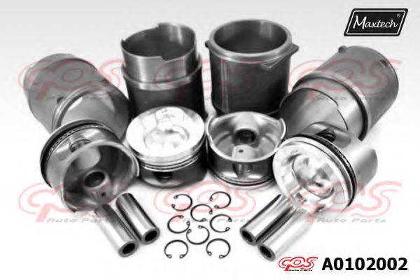 MAXTECH A0102002 Ремонтный комплект, поршень / гильза цилиндра
