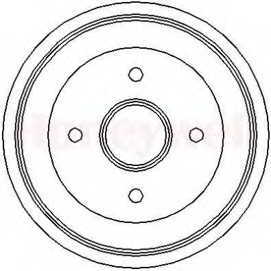 BENDIX 329043B Тормозной барабан