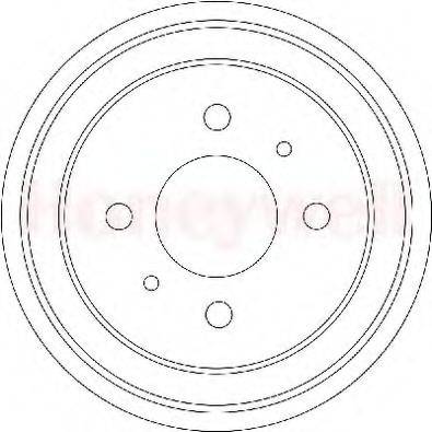 BENDIX 329044B Тормозной барабан