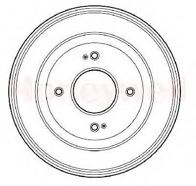 BENDIX 329061B Тормозной барабан