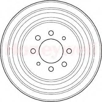 BENDIX 329108B Тормозной барабан