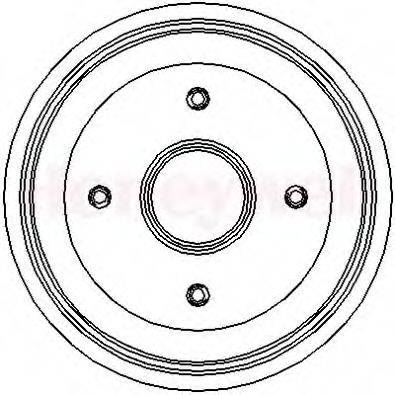 BENDIX 329122B Тормозной барабан