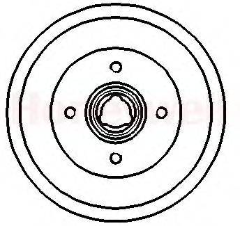 BENDIX 329126B Тормозной барабан