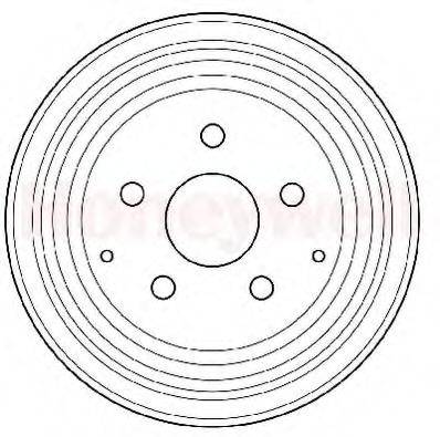BENDIX 329131B Тормозной барабан
