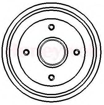 BENDIX 329155B Тормозной барабан