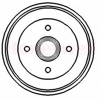 BENDIX 329197B Тормозной барабан