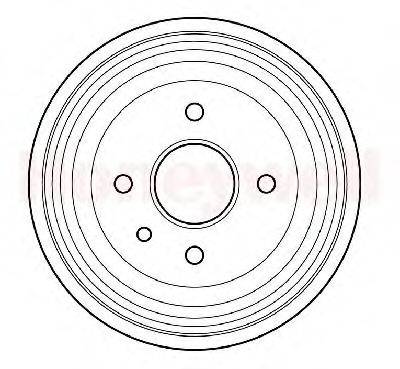 BENDIX 329201B Тормозной барабан