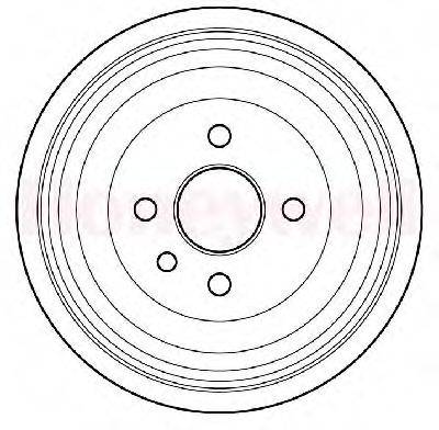 BENDIX 329202B Тормозной барабан