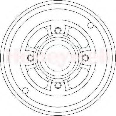 BENDIX 329224B Тормозной барабан