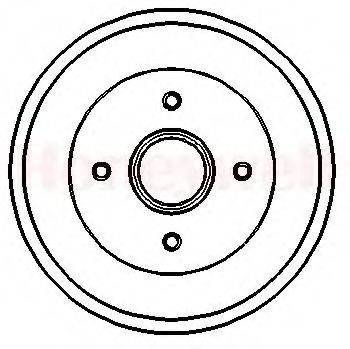 BENDIX 329245B Тормозной барабан