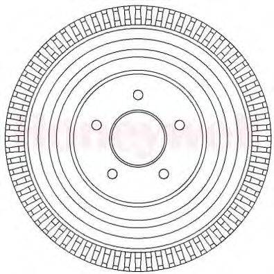 BENDIX 329278B Тормозной барабан