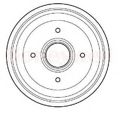 BENDIX 329701B Тормозной барабан