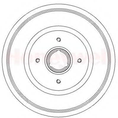 BENDIX 329733B Тормозной барабан