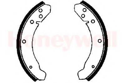 BENDIX 361087B Комплект тормозных колодок, стояночная тормозная система