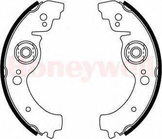 BENDIX 361183B Комплект тормозных колодок