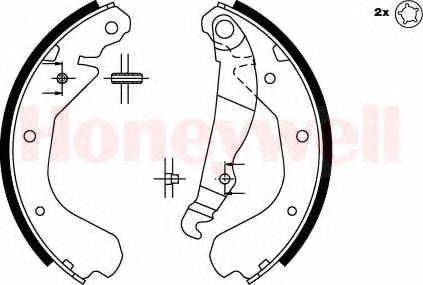 BENDIX 361417B Комплект тормозных колодок