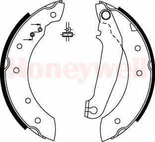 BENDIX 361848B Комплект тормозных колодок