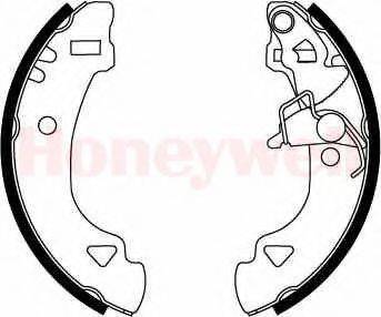 BENDIX 362313B Комплект тормозных колодок