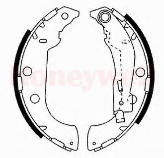 BENDIX 362359B Комплект тормозных колодок