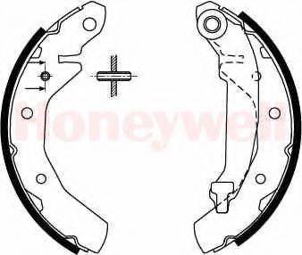 BENDIX 362394B Комплект тормозных колодок