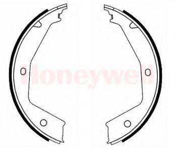 BENDIX 362407B Комплект тормозных колодок, стояночная тормозная система