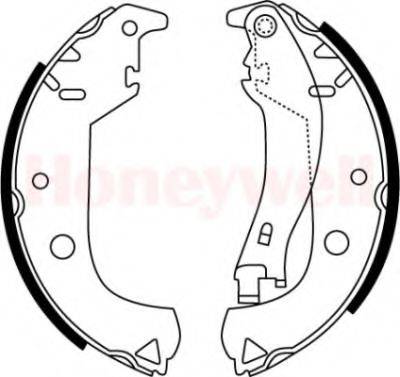 BENDIX 362411B Комплект тормозных колодок