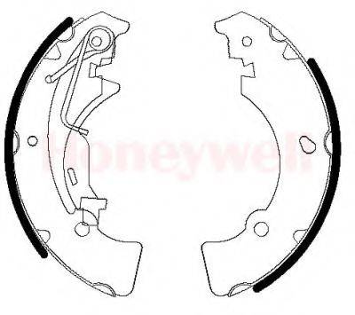 BENDIX 362441B Комплект тормозных колодок
