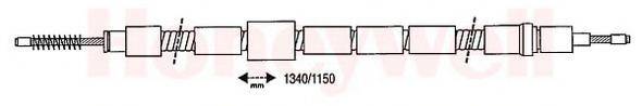 BENDIX 431185B Трос, стояночная тормозная система