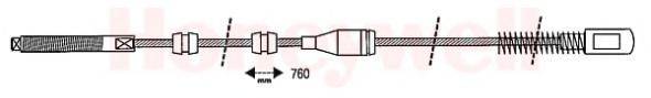 BENDIX 431190B Трос, стояночная тормозная система