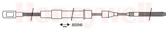 BENDIX 431253B Трос, стояночная тормозная система
