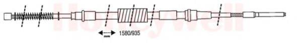BENDIX 432048B Трос, стояночная тормозная система