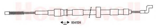 BENDIX 432052B Трос, стояночная тормозная система