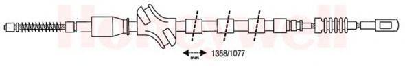 BENDIX 432080B Трос, стояночная тормозная система