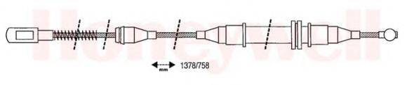 BENDIX 432122B Трос, стояночная тормозная система