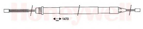 BENDIX 432422B Трос, стояночная тормозная система