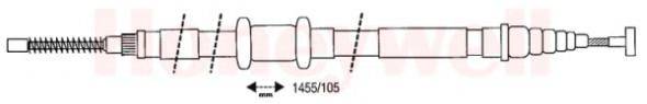 BENDIX 432628B Трос, стояночная тормозная система