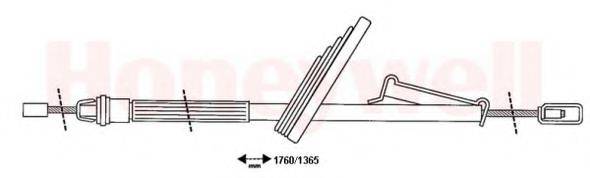 BENDIX 432806B Трос, стояночная тормозная система