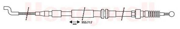 BENDIX 432812B Трос, стояночная тормозная система