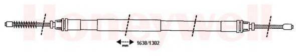 BENDIX 432829B Трос, стояночная тормозная система