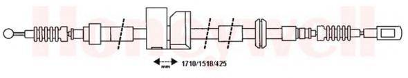 BENDIX 432889B Трос, стояночная тормозная система