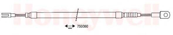 BENDIX 432895B Трос, стояночная тормозная система